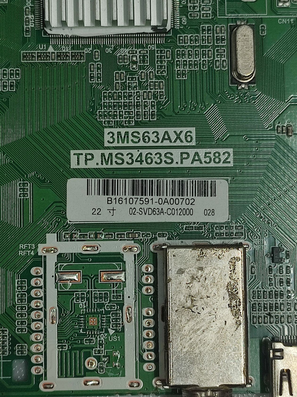 Main Toshiba TP.MS3463S.PA582 - фото фото фото 1