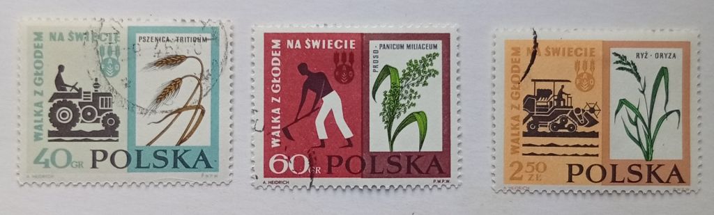 Польша 1963 Сельское хозяйство, гашеные - фото фото фото 0