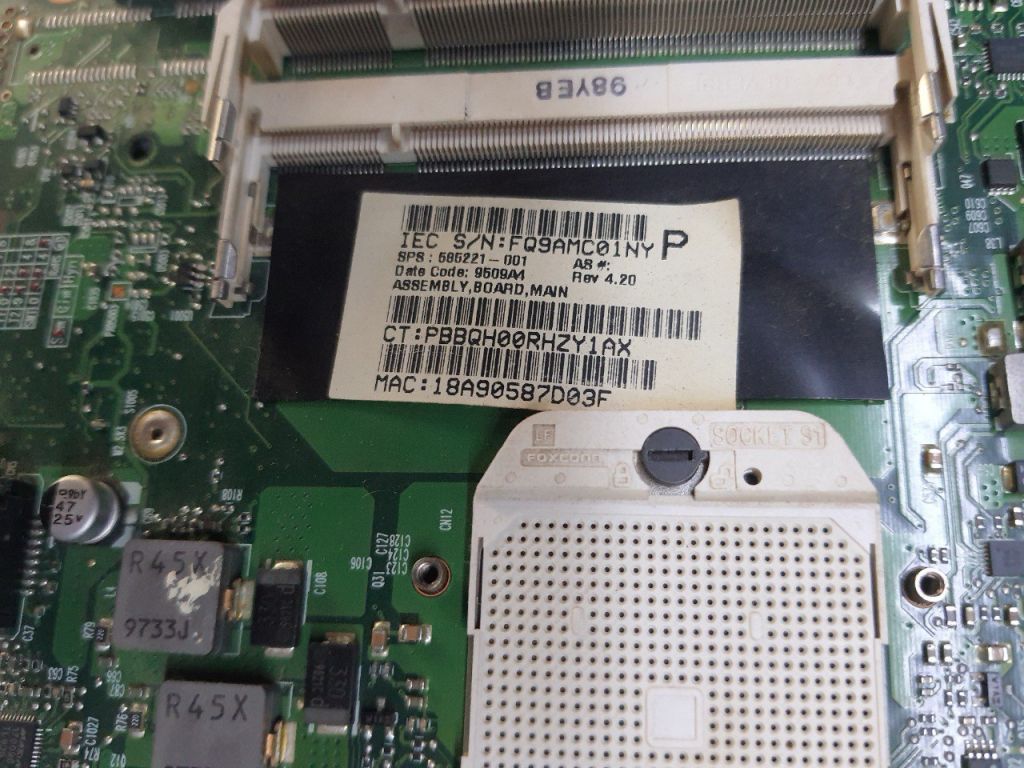 Материнська плата ноутбука HP ProBook 4515s  неробоча - фото фото фото 2
