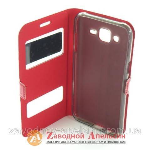 Чехол книга Samsung J5 J500 Smart Case red - фото фото фото 2
