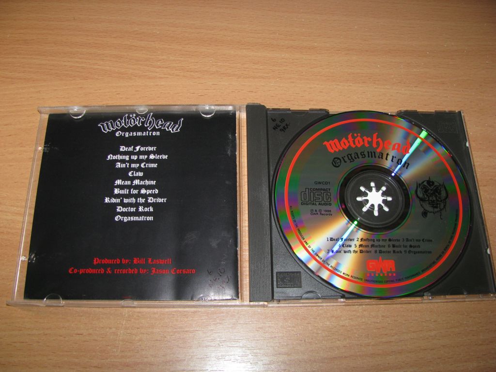 MOTORHEAD - Orgasmatron  (1986 GWR 1st press,W.Germany) - фото фото фото 1