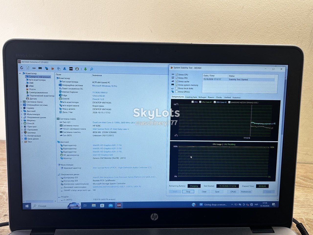 hp elitebook 840 g4-intel core i5-7gen- 8gb ram ddr4-№а970 - фото фото фото 8