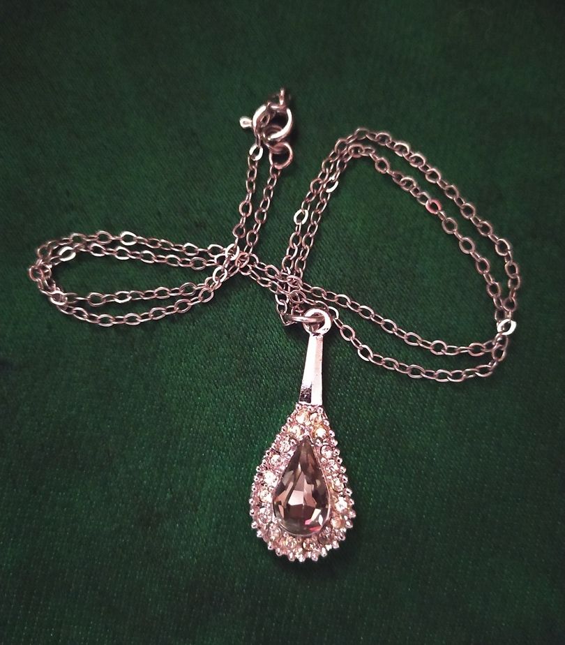 Цепочка с кулоном. СССР. Винтаж. - фото фото фото 1