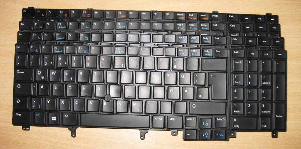 Клавіатура із підсвіткою для ноутбука: Dell E5520, E5530, E6520, E6530, E6540 NSK-DW2BC 01 - фото фото фото 1
