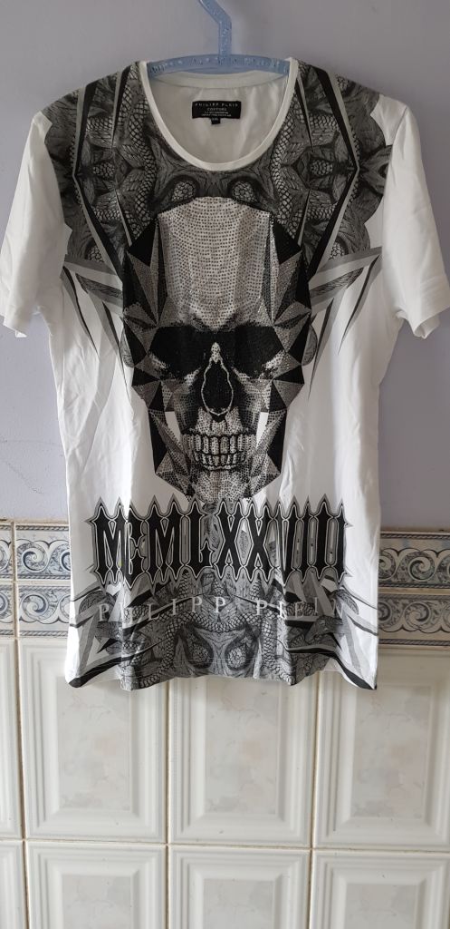 Футболка "Philipp Plein"  (100% cotton, M) - фото фото фото 0