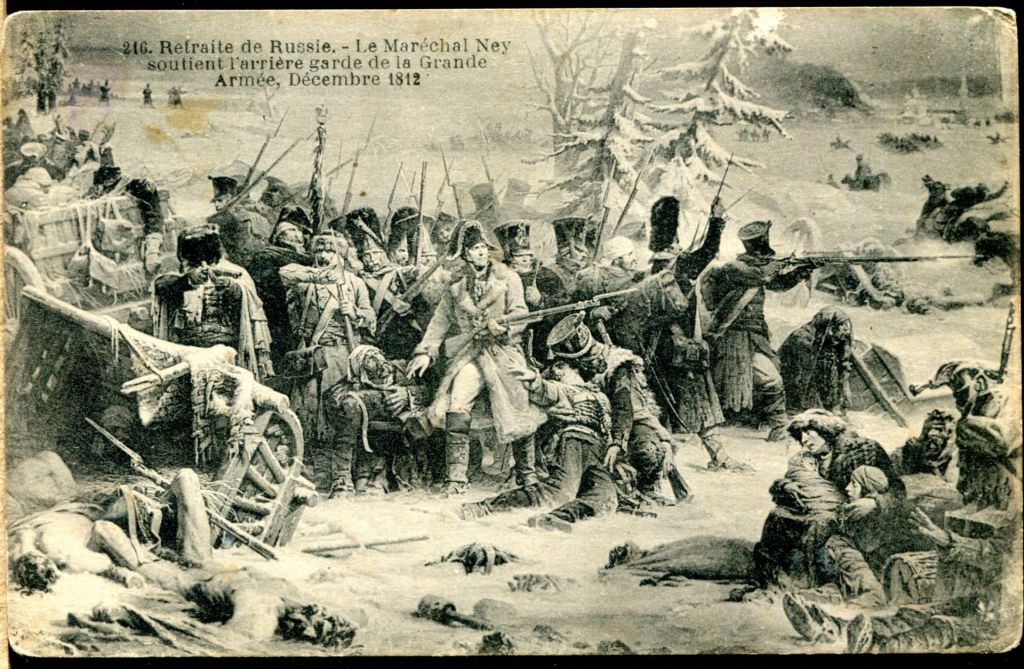 ИМПЕРИЯ. НАПОЛЕОН. МАРШАЛ НЕЙ С ОСТАТКАМИ ВЕЛИКОЙ АРМИИ. ДЕКАБРЬ. 1812 г. - фото фото фото 0