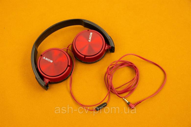 Навушники, Sony, MDR-ZX310, Headphones Wired, Red, 108-0075 - фото фото фото 1