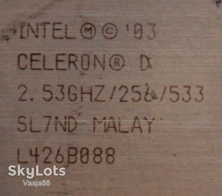 Процесор INTEL CELERON D 2.53GHZ SL7ND - фото фото фото 2