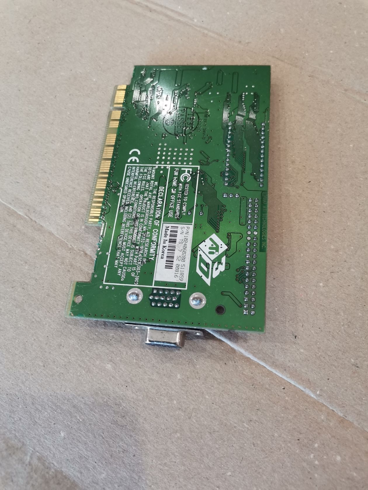 Видеокарта ATI Rage II +DVD PCI - фото фото фото 6