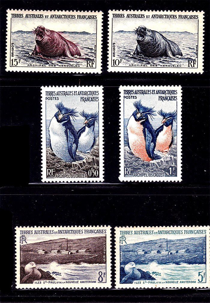 NM Фауна ТААФ / TAAF 1956 г MNH - - фото фото фото 0