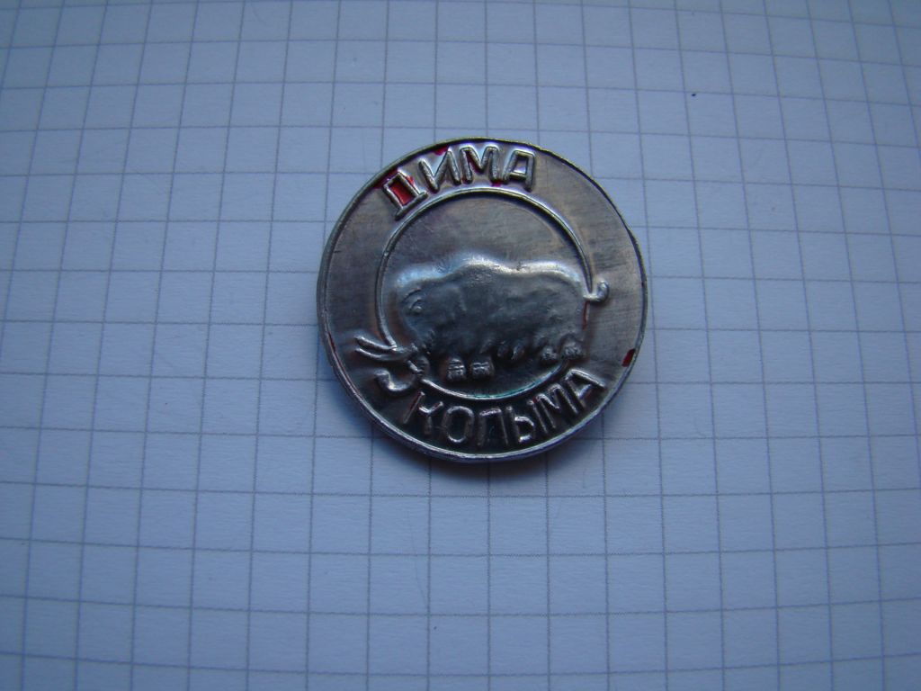 Значок Колыма мамонтенок Дима - фото фото фото 0