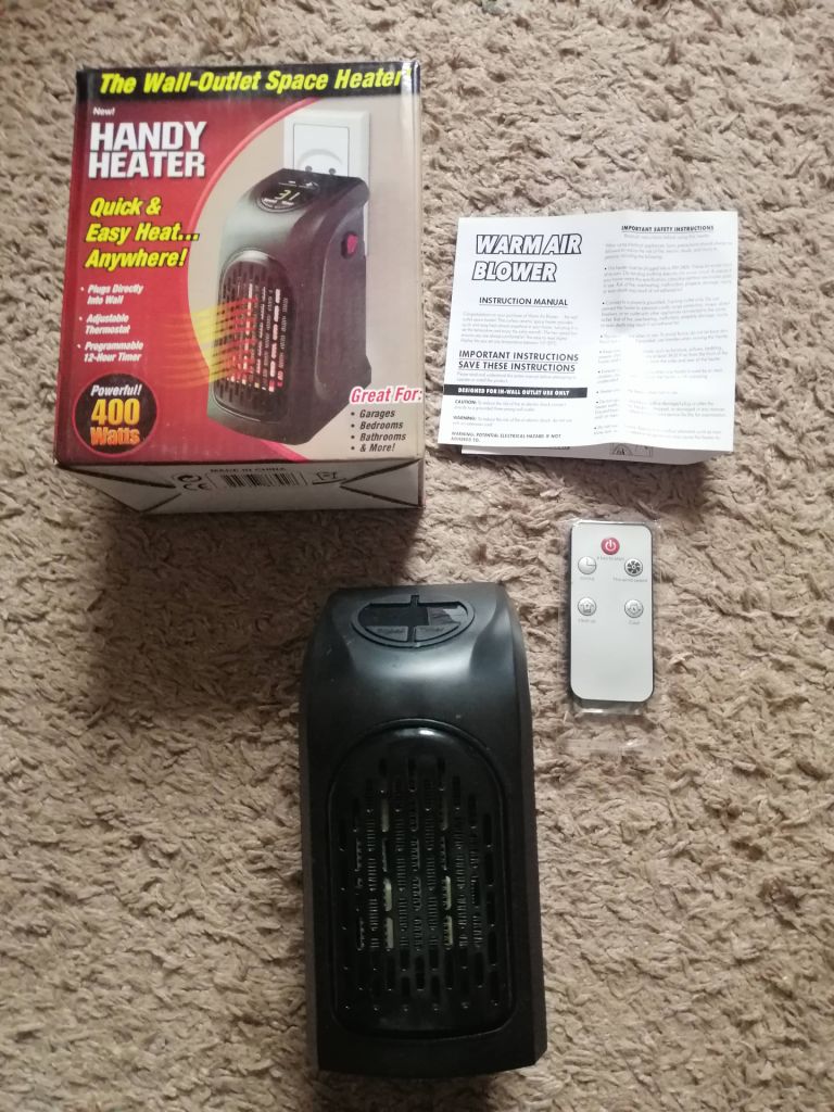 Портативный обогреватель в розетку 400W Handy Heater - фото фото фото 0
