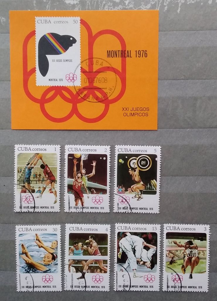 Куба 1976 г - Олимпийские игры, Монреаль, Канада - фото фото фото 0