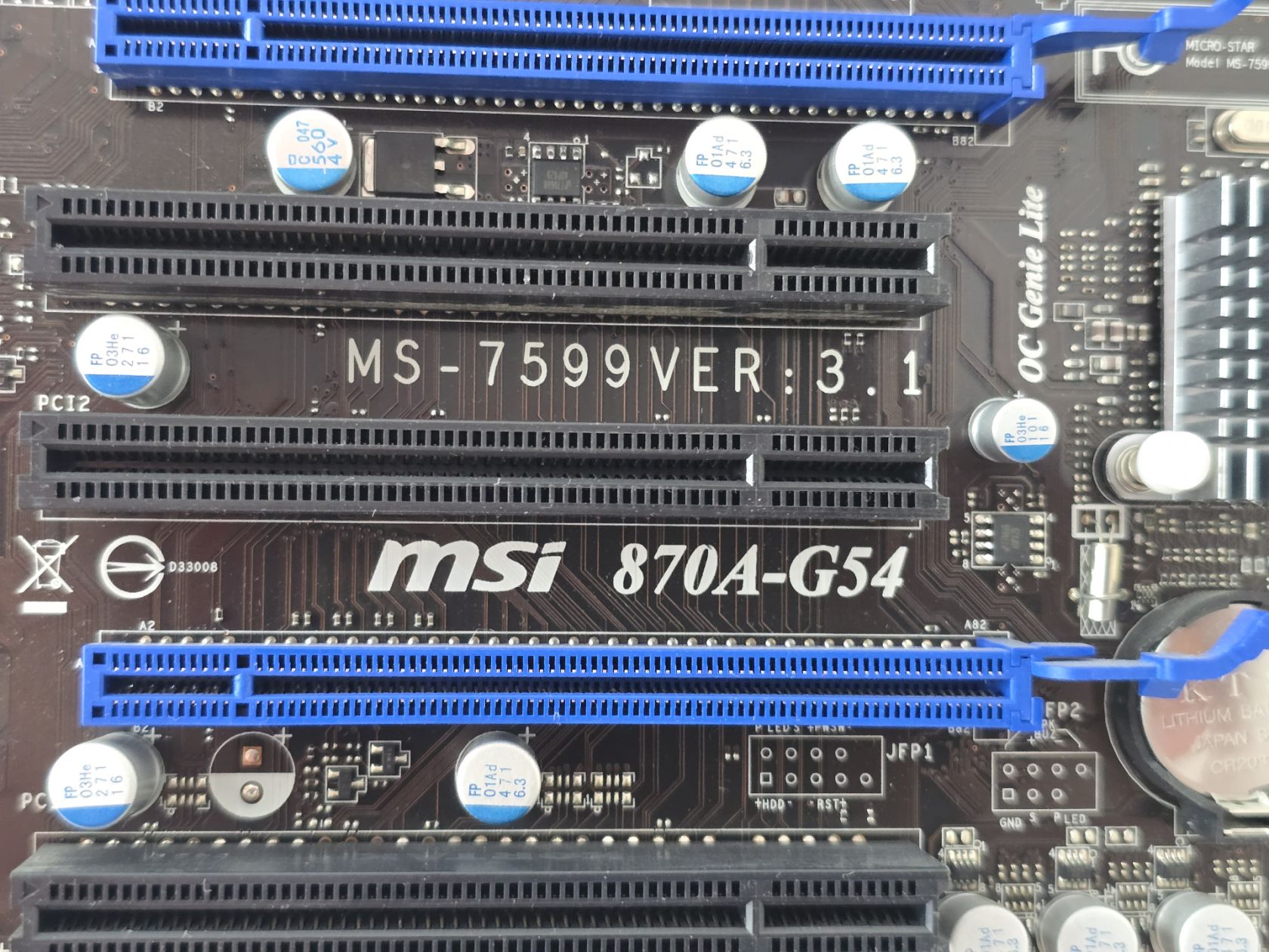 Материнська плата MSI 870A-G54  (Socket AM3,DDR3,б/у) - фото фото фото 2