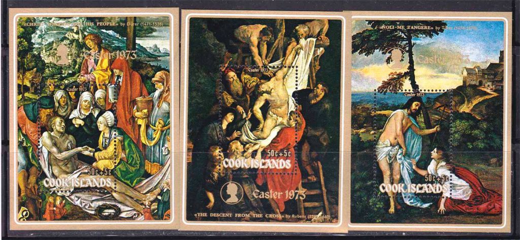 о-ва Кука 1973 г MNH - художники !!! - фото фото фото 0