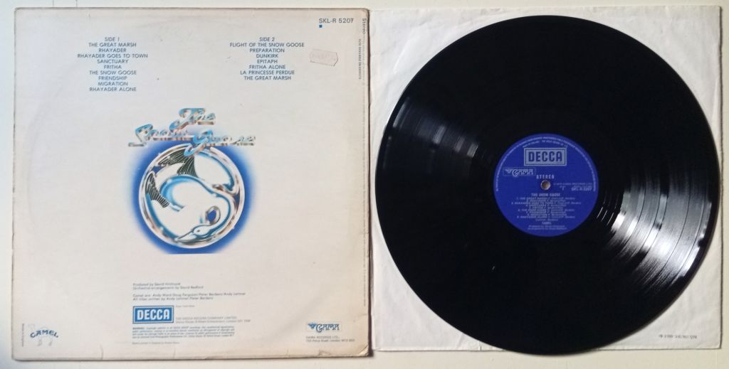Camel - The Snow Goose 1975  (UK)  (EX-/VG++) - фото фото фото 1