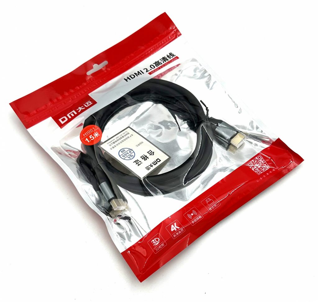HDMI-кабель DM HI001 HDMI — HDMI 2.0 4K HD 1.5M - фото фото фото 2