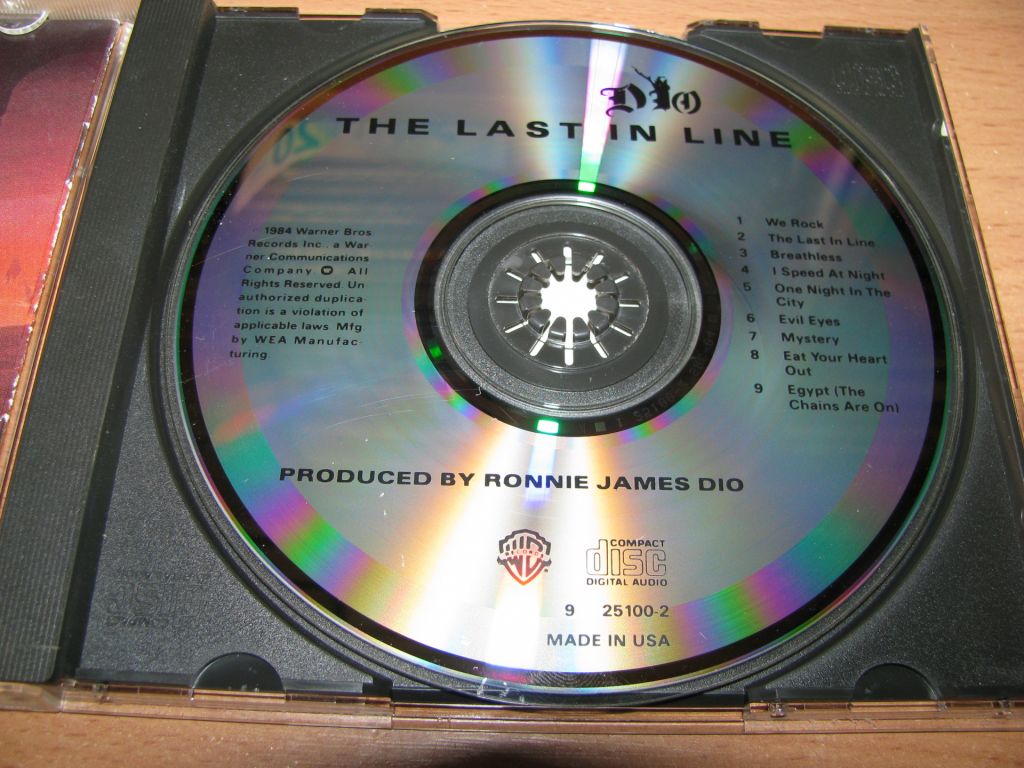 DIO - The Last In Line  (1984 Warner Bros 1st press,USA) - фото фото фото 2