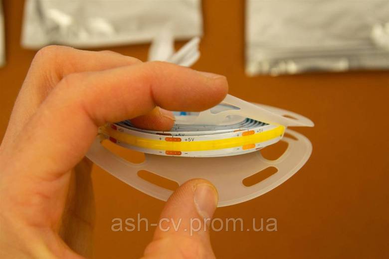 Світлодіодна, стрічка, USB, LED, 2 метри, COB, 320LEDs, 4000K, Natural, White - фото фото фото 4