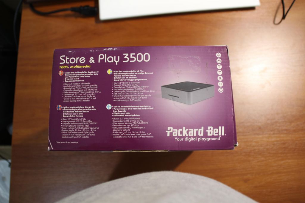 Медиапроигрыватель Packard Bell Store &amp; Play 3500 320Gb. 25$ - фото фото фото 4