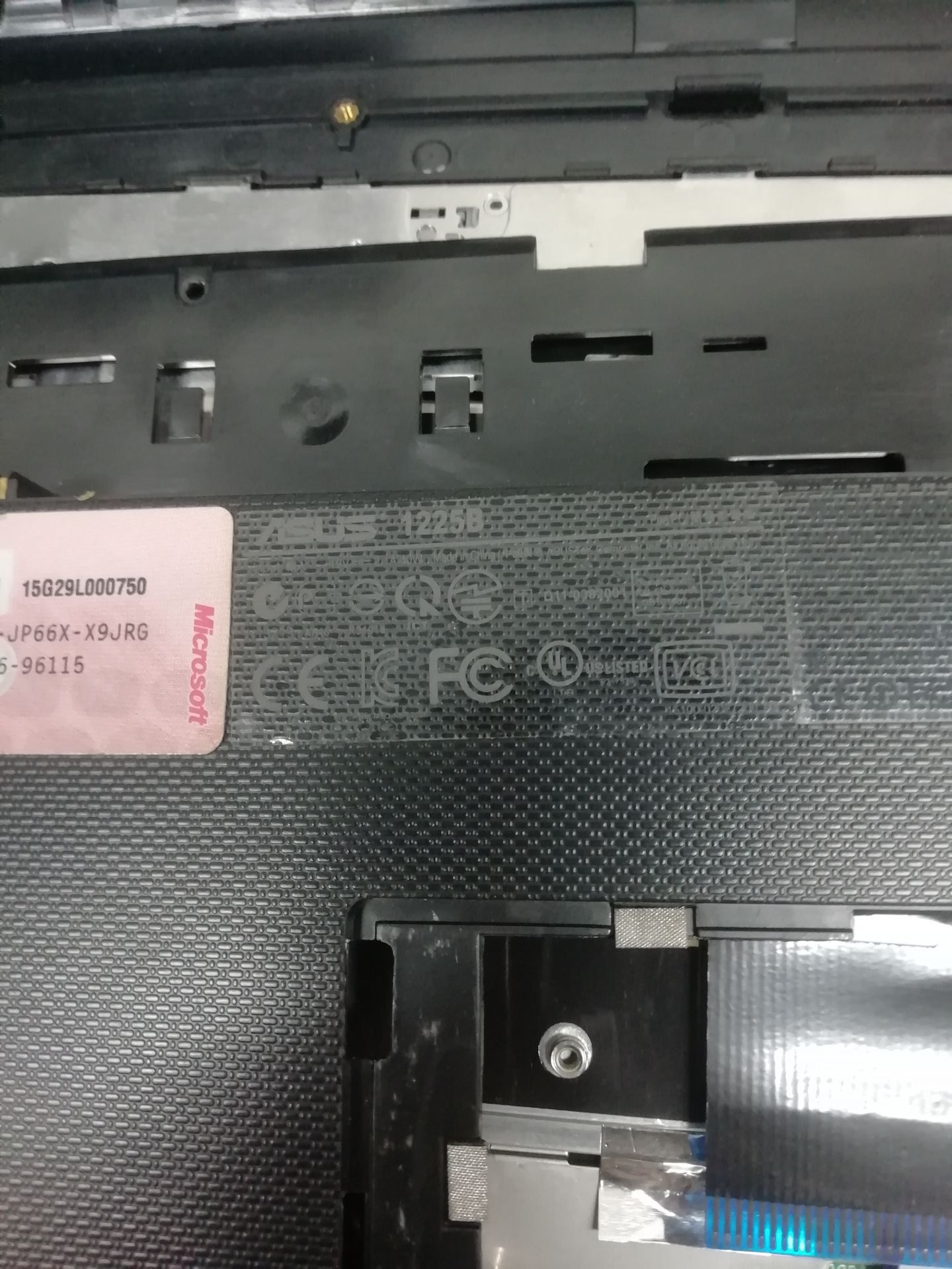 Ноутбук Asus Eee PC 1225B на запчасти. Разборка Asus 1225B - фото фото фото 11