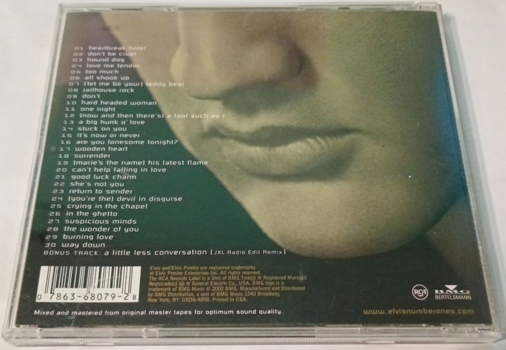 ELVIS PRESLEY ELV1S 30 #1 Hits CD US - фото фото фото 2