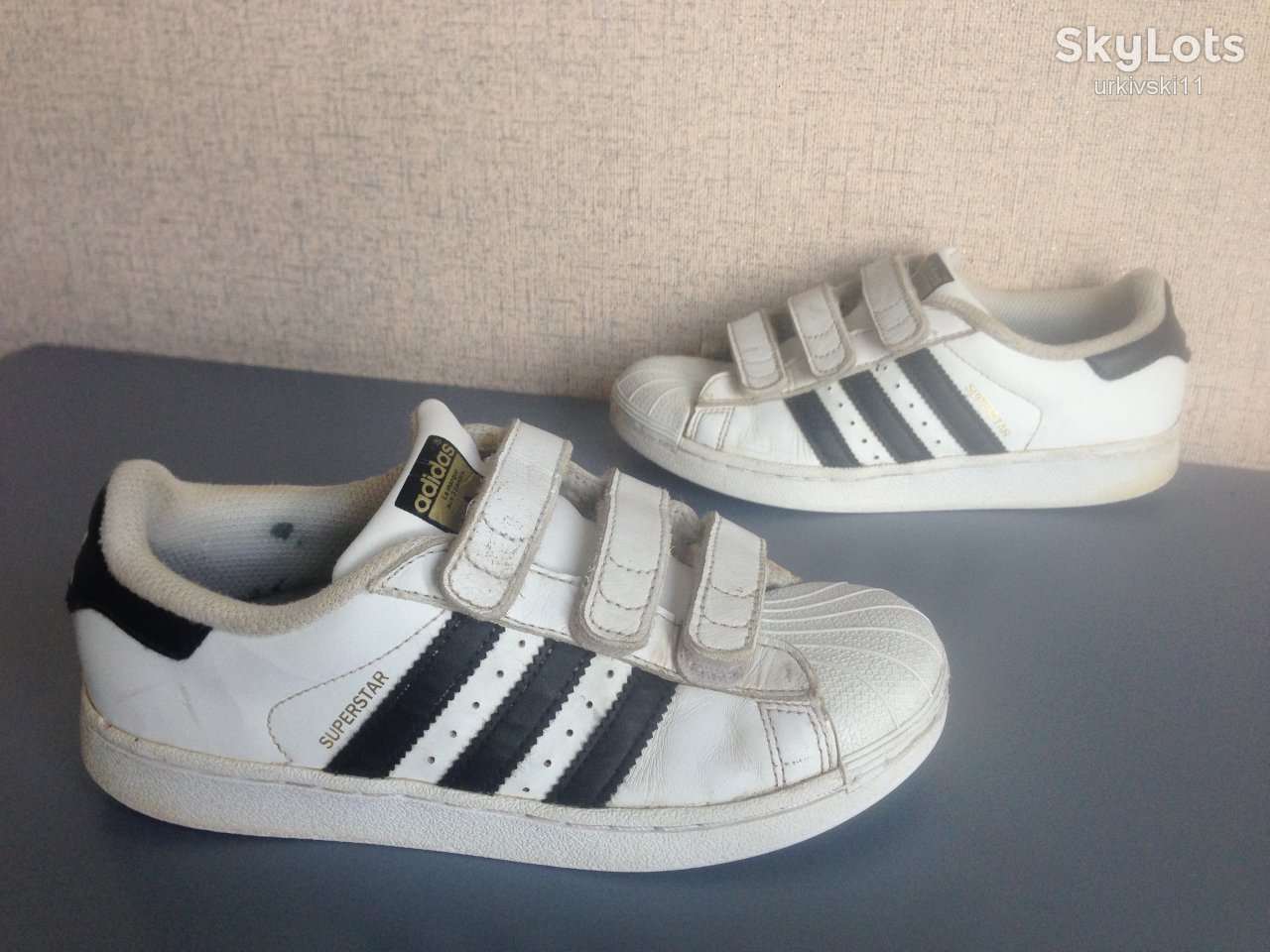 Кроссовки Adidas,нат.кожа,р.34,Индонезия,оригинал - фото фото фото 0