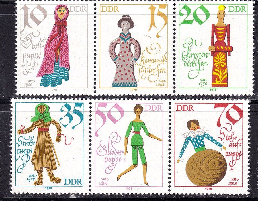 ГДР / DDR  1979 г  MNH - куклы - фото фото фото 0