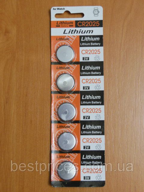 Батарейка таблетка CR2025 Lithium battery 3V - фото фото фото 0