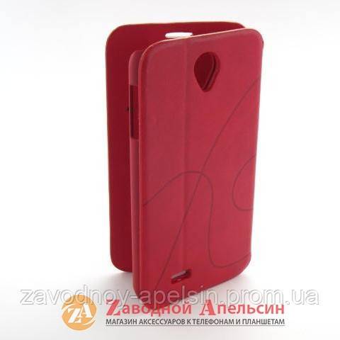 Чехол книжка Lenovo A850 OSCAR red - фото фото фото 1