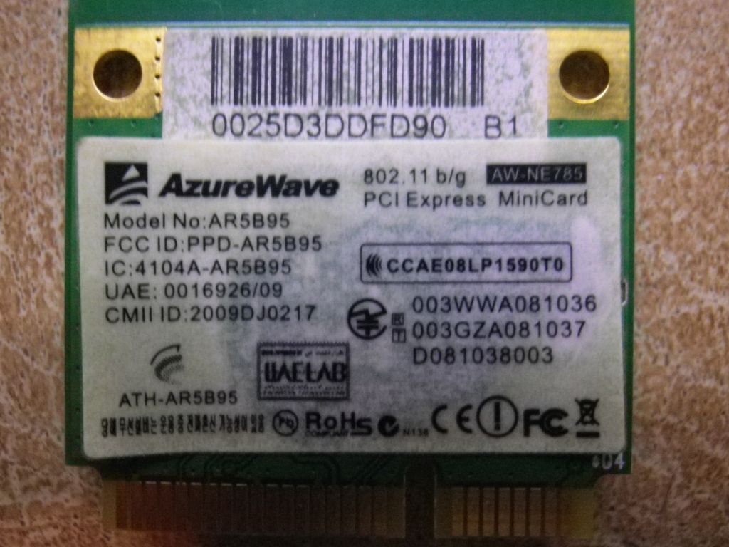 Б/У Wi-Fi модуль на ASUS K51AC - фото фото фото 2