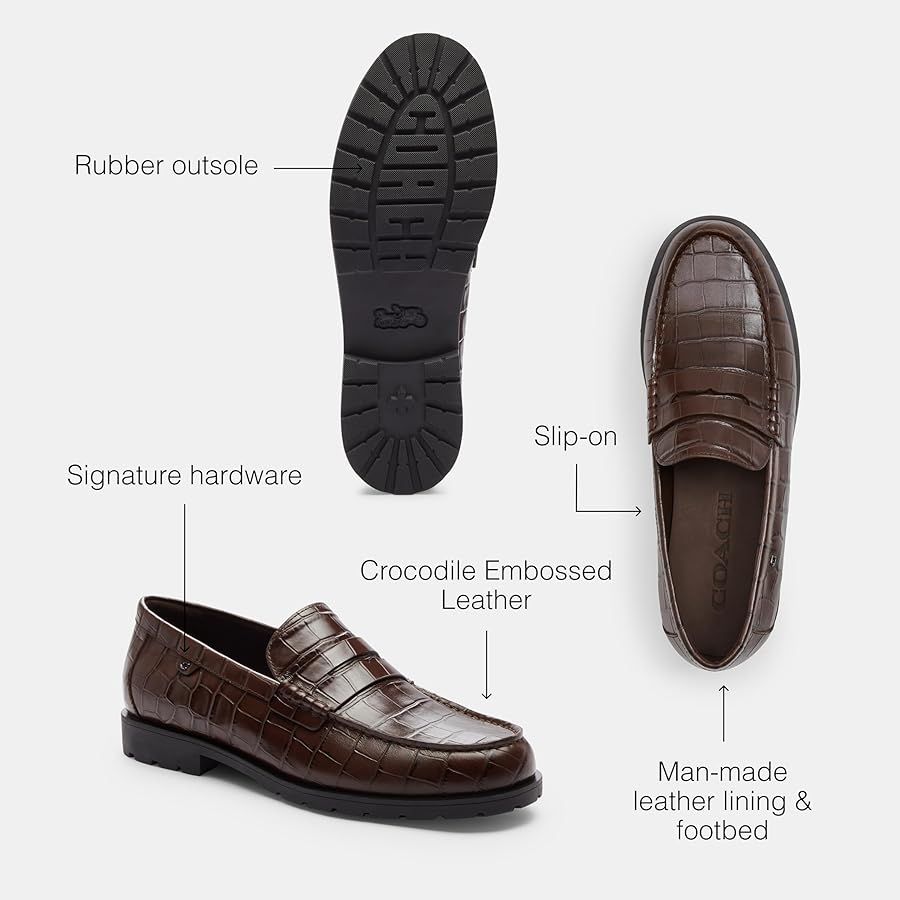 Лофери Coach Reagan Loafers Maple - фото фото фото 1
