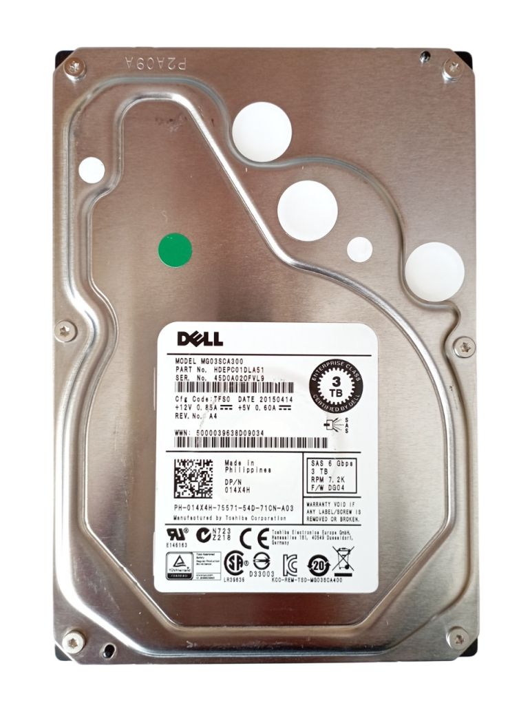 HDD 3.5 3TB SAS Toshiba MG03SCA300 7200/64mb для серверів - фото фото фото 0