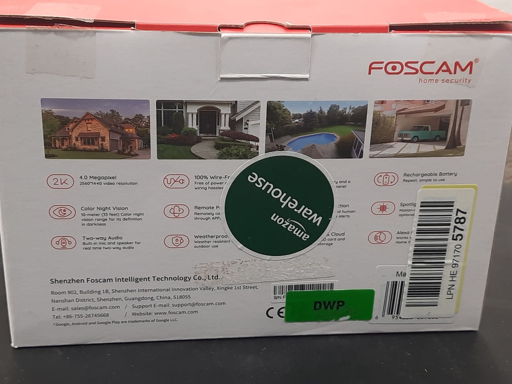 03  Foscam B4 Камера відеонагляду IP камера 4Mp + Panel Solarny Battery Security Camera - фото фото фото 1