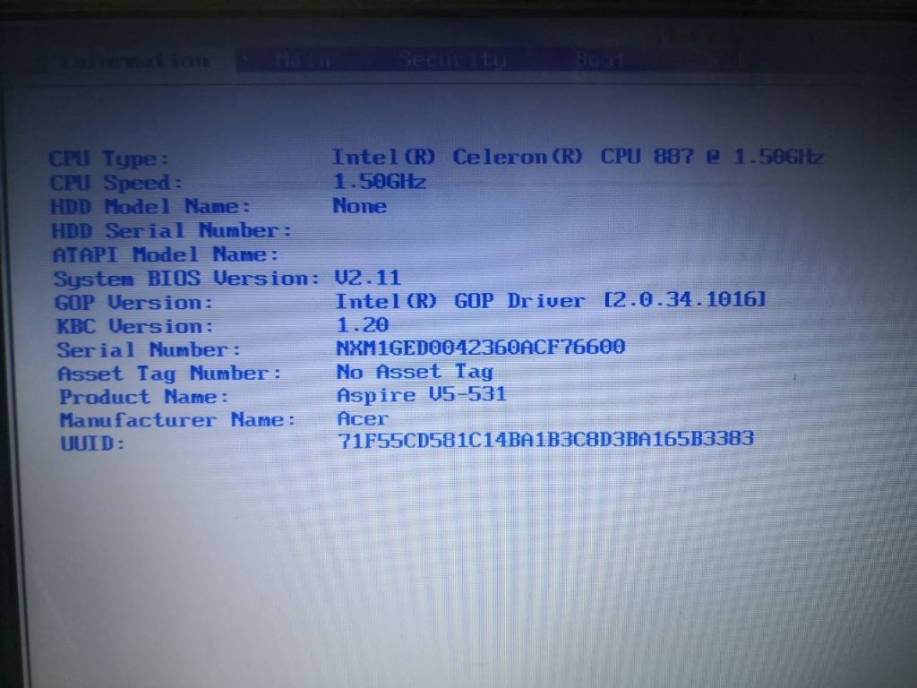 Материнська плата Acer Aspire V5-531, 48.4VM02.011_49 - фото фото фото 3