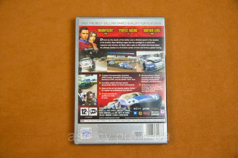 Диск для Playstation 2, гра ToCA Race Driver - фото фото фото 2