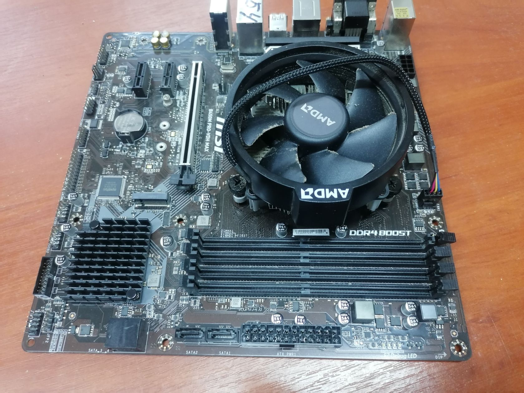 MSI B450M Pro-VDH Max + AMD Ryzen 5 2600  + Охолодження - фото фото фото 2