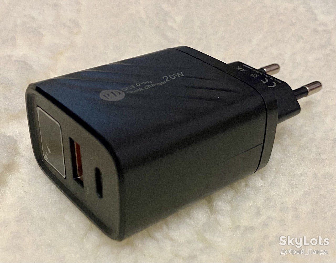 ЗАРЯДНИЙ ПРИСТРІЙ ! ШВИДКА ЗАРЯДКА ! 20W ! LED ЕКРАН ВОЛЬТМЕТР-АМПЕРМЕТР ! QC 3.0 ! USB + PD 2.0 ! - фото фото фото 3