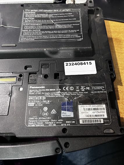 Ноутбук Panasonic ToughBook CF-54 № 232408415 - фото фото фото 6
