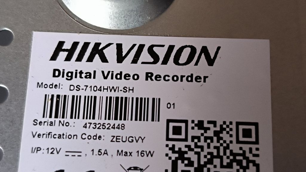 Відеореєстратор HIKVISION DS-7104HWi-SH - фото фото фото 3