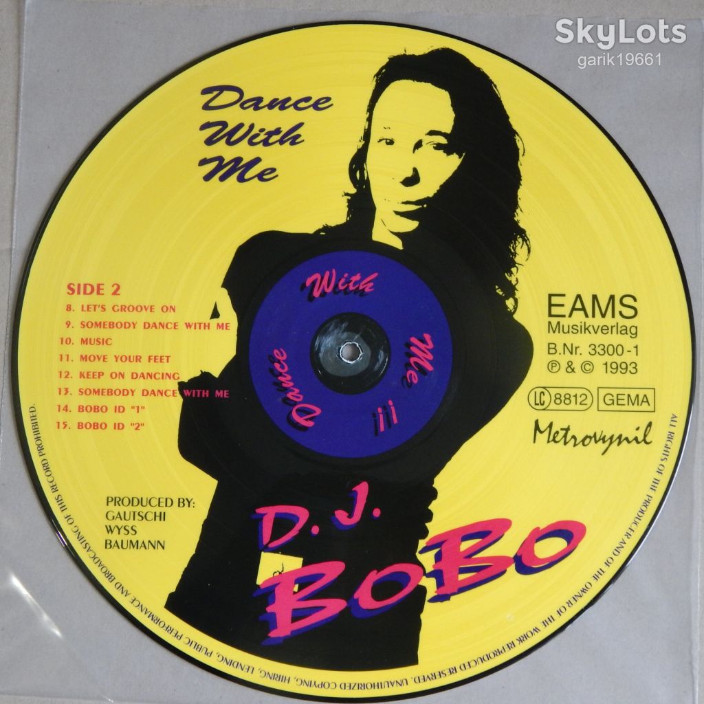 DJ BoBo – Dance With Me  (EAMS – EAMS 3300-1, Picture Disc, Germany) EX+/NM- - фото фото фото 3
