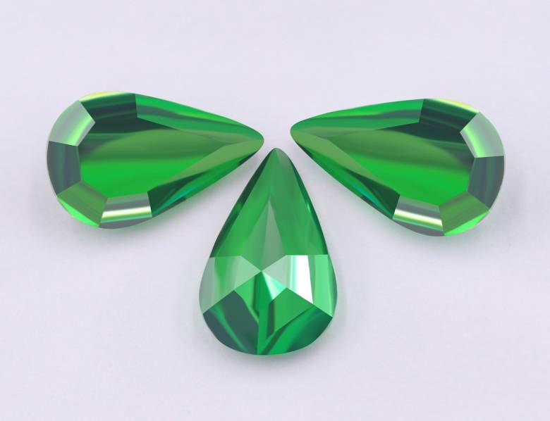 Кубический Цирконий капля 9 х 13 мм - фото фото фото 7