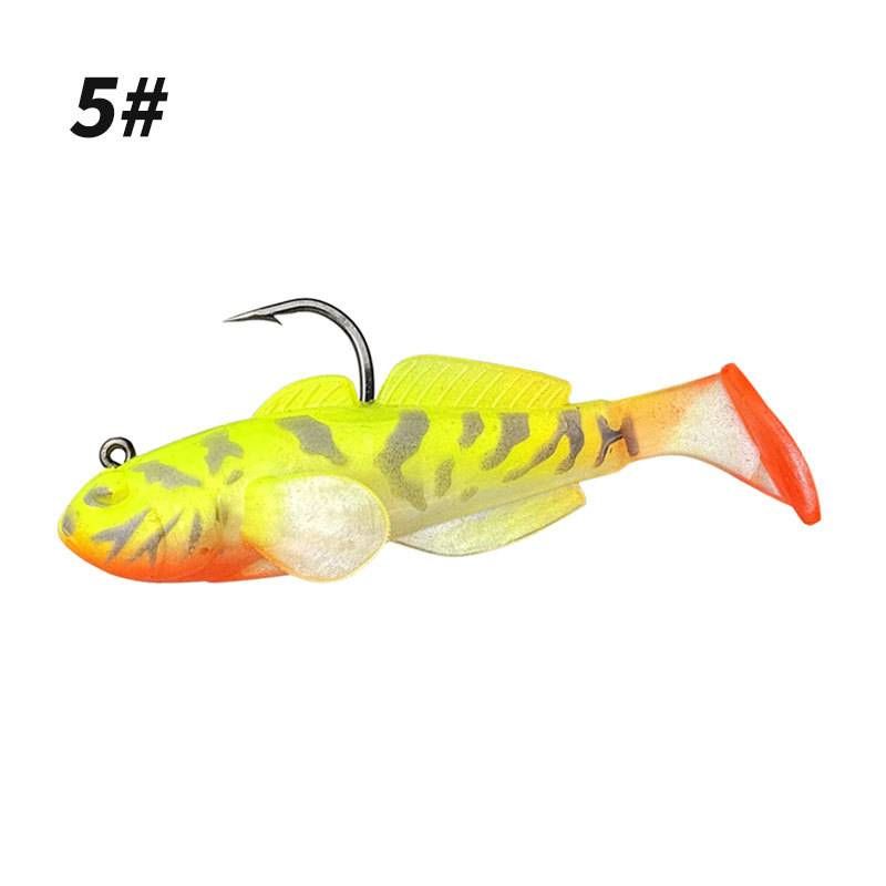 Силіконова приманка віброхвіст оснащений FishCraft GobyFin 60mm 12g #5 - фото фото фото 0