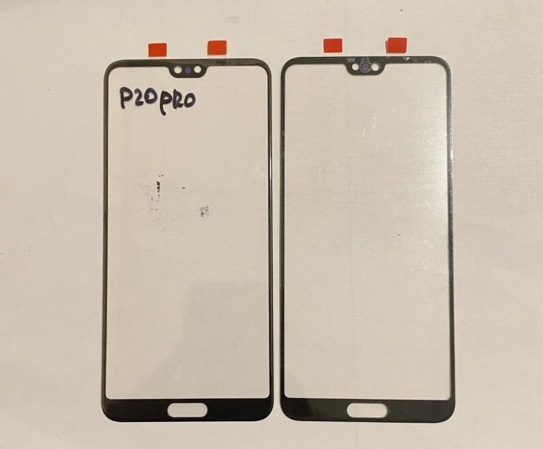 Huawei P20 Pro / CLT-L29 / CLT-L09 black стекло для ремонта без ОСА пленки - фото фото фото 0