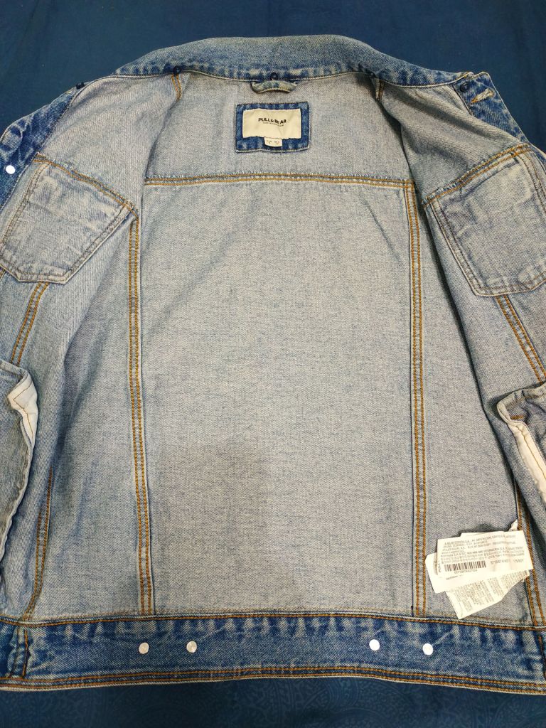 Куртка джинсова чоловіча PULL &amp; BEAR p-p S - фото фото фото 6
