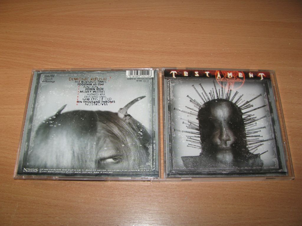 TESTAMENT - Demonic  (1997 Music For Nations 1st press,UK) - фото фото фото 0