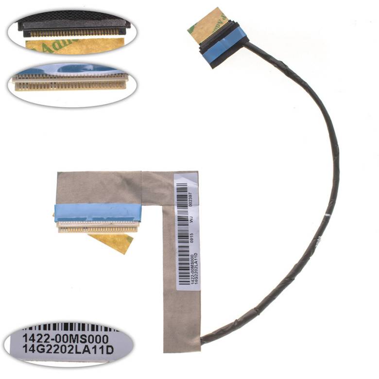 Шлейф матрицы для ноутбука ASUS (UL20 series), LED (1422-00ms000) - фото фото фото 0