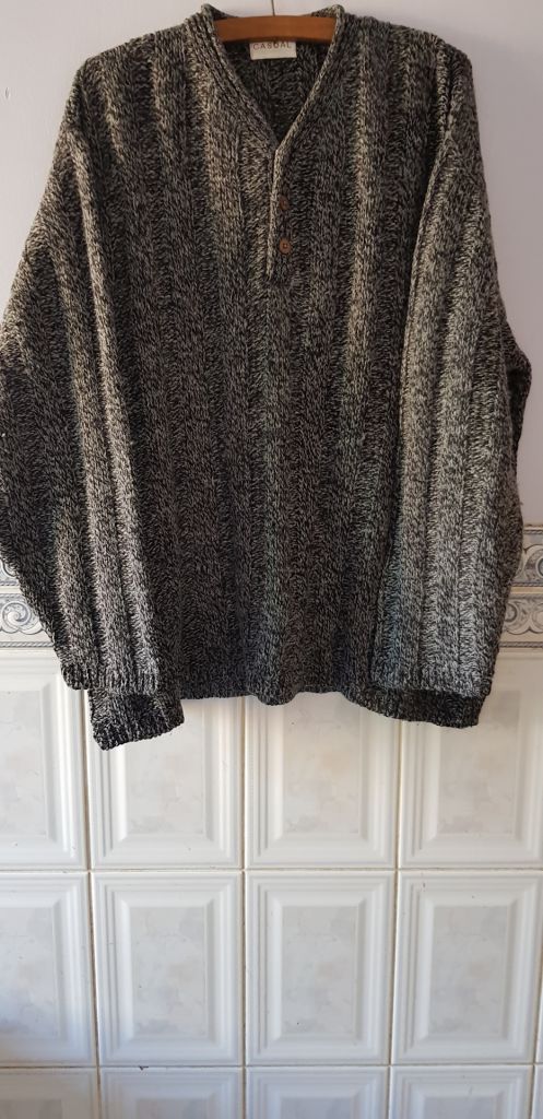 Свитер "Casual OOO Collection"  (46% acrylic/45% wool/9%polyester, XL) - фото фото фото 0