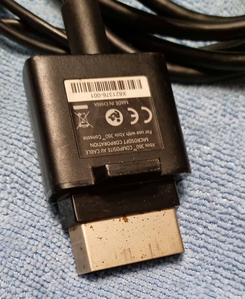 Xbox 360 Composite AV Cable   (X821376-001) - фото фото фото 2