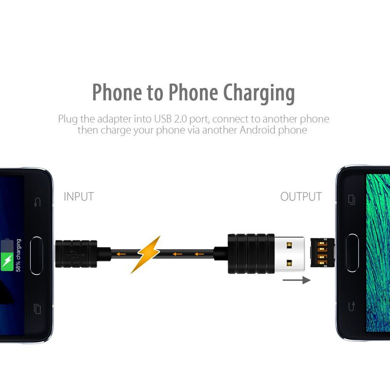 Адаптер OTG Micro USB - USB AF - фото фото фото 6